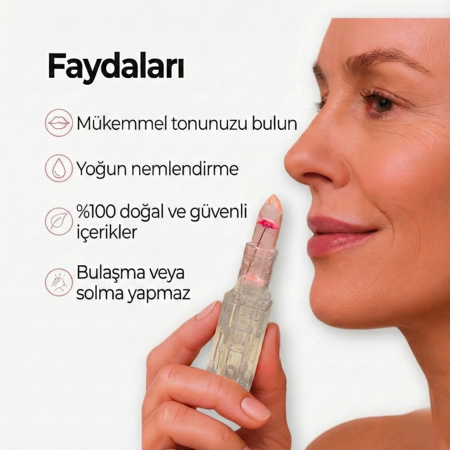 Glossan Kişiye Özel Renk Değiştiren Ruj